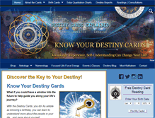 Tablet Screenshot of knowyourdestinycards.com